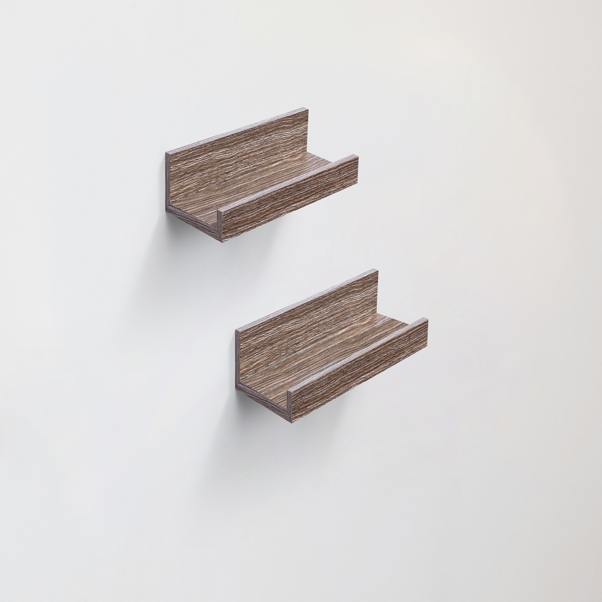 Floating Shelves 10.04" Wall Mounted Wood Shelves For Bathroom, Bedroom, Living Room, Kitchen, Hanging Shelf For Books/Storage/Decor With Invisible Brackets, Maple_voghion.com